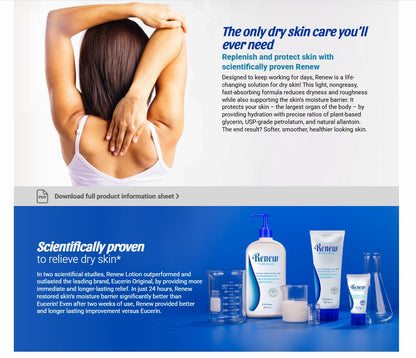 Renew® Intensive Skin Care Lotion with Pump – Value Size  (591 ml)